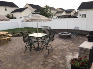 patio landscaping and patio hardscapes